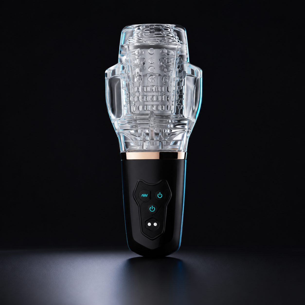 Edited stock product image of Adam’s Gawk Gawk 2.0 with a clear textured sleeve on a dark background