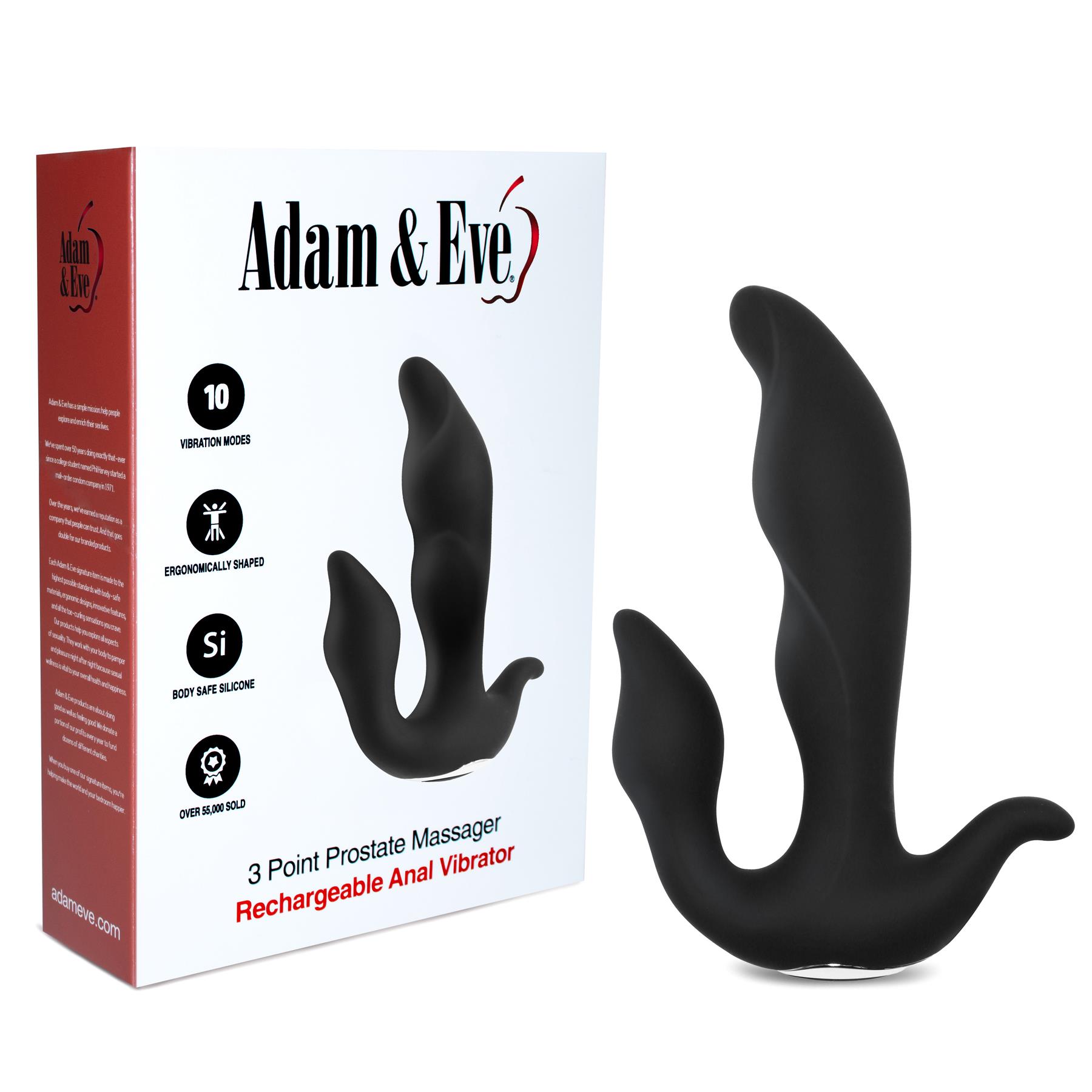 Product image of Adam & Eve 3 Point Prostate Massager