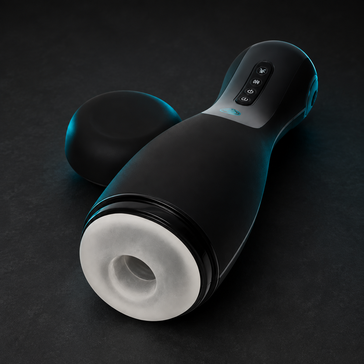 Edited product image of the Blowmotion Suction Vibrating 2.0 on a dark background