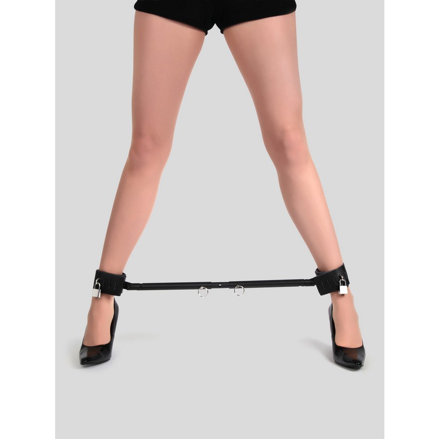 Product image of Bondage Boutique Expandable Spreader Bar with Leather Cuffs