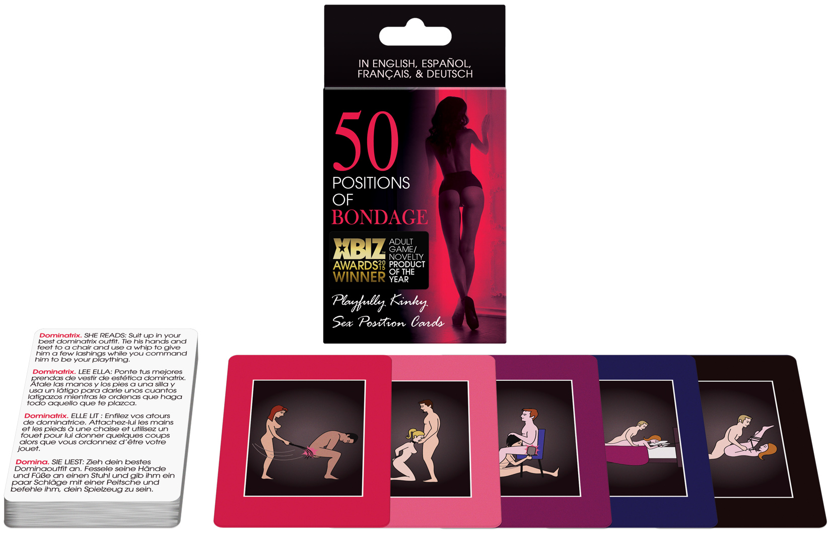 Product image of Kheper Games 50 Positions of Bondage Cards