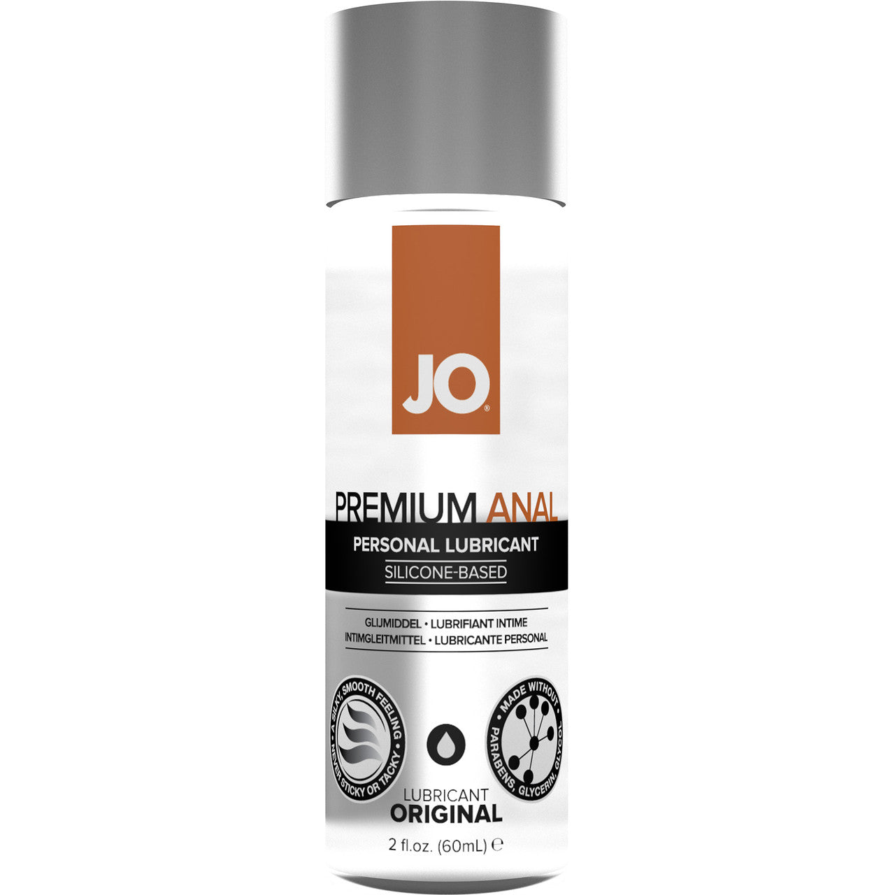 Official product image of JO Premium Anal Original Silicone Lubricant 2 fl oz