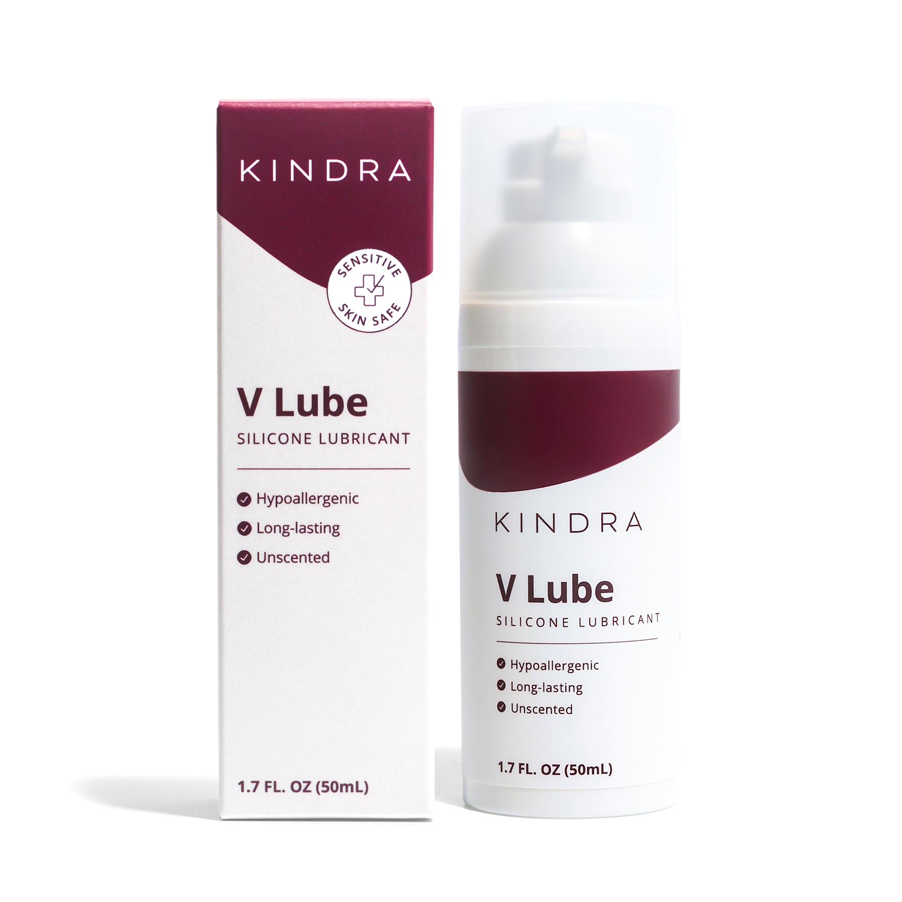 Kindra V Lube Silicone Intimate Lubricant 1.7 oz