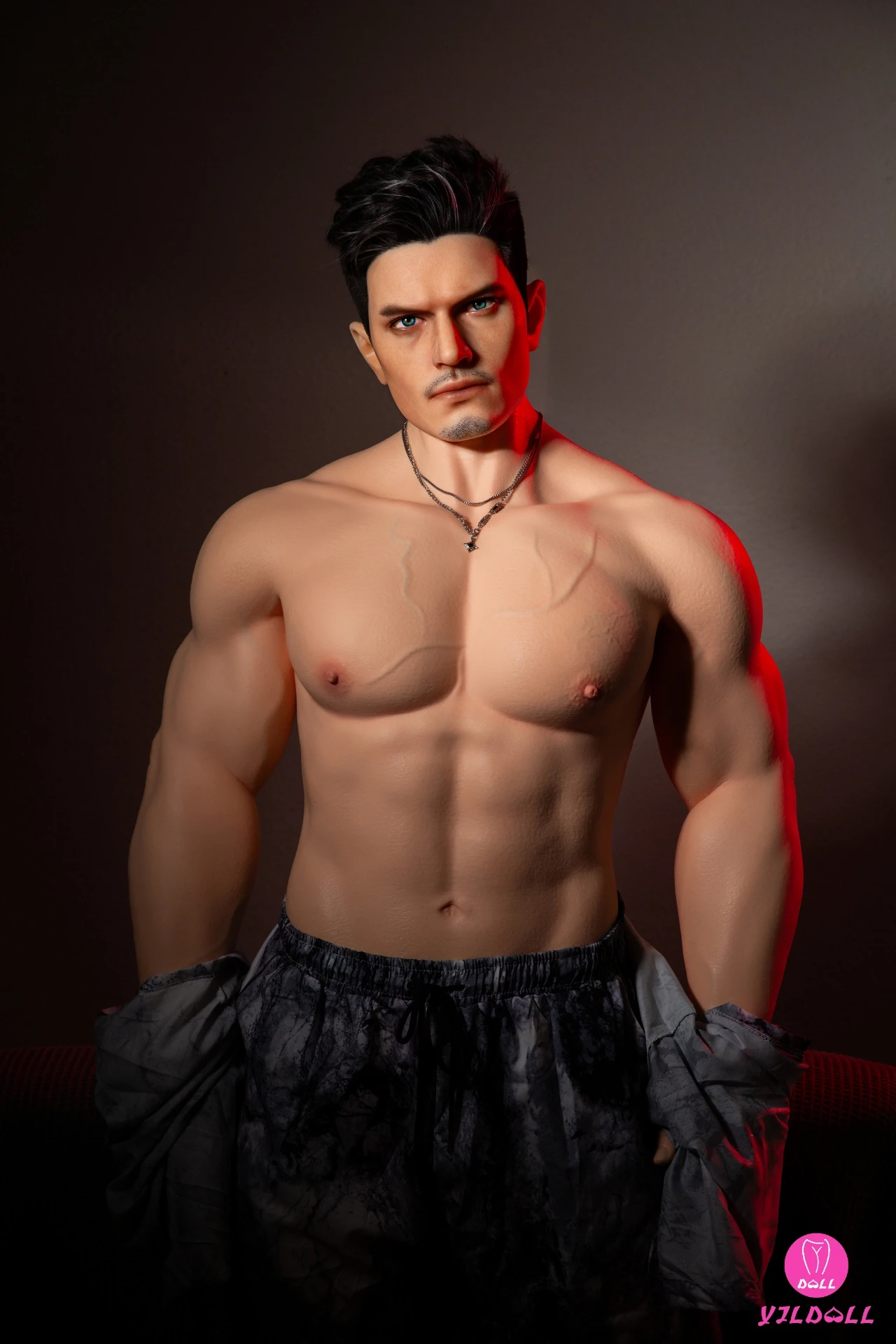 YJL Raymond male doll wearing trousers; manufacturer watermark retained